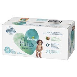 Pampers Pure Protection Diapers Size 5, 84 Ct