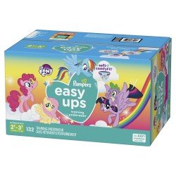 Pampers Easy Ups My Little Pony Training Pants Girls Size 2T-3T 132 Ct