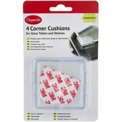 Clippasafe Corner Cushions For Glass Tops - 4 Pcs/Pack