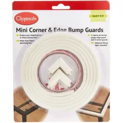 Clippasafe Mini Corner & Edge Bump Guards - Cream