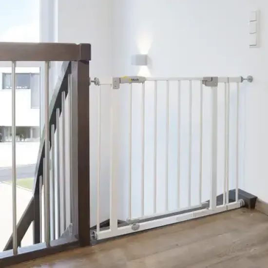 Hauck Safety Gate (75 - 80 Cm) +(9 Cm) Extension / White