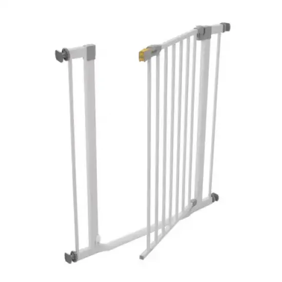 Hauck Safety Gate Clear Step Gate / White