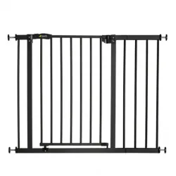 Hauck Safety Gate Close N Stop + (21cm) Extension / Charcoal