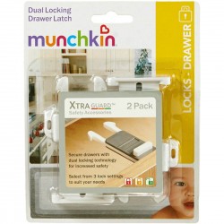 Munchkin Xtra Guard Dual Locking Drawer Latch 2 pcs