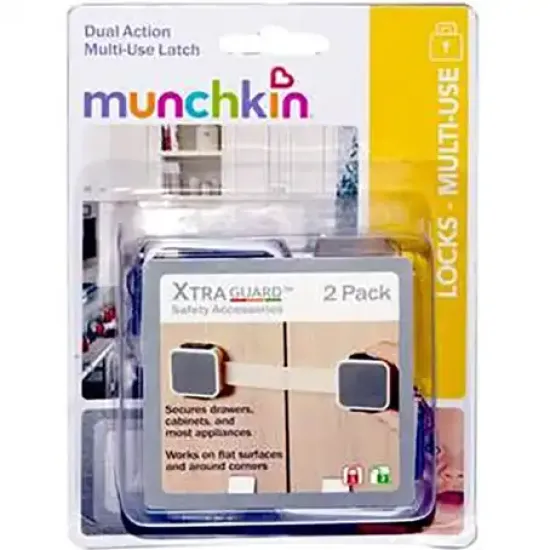 Munchkin Xtra Guard Dual Locking Latch 2 Pcs