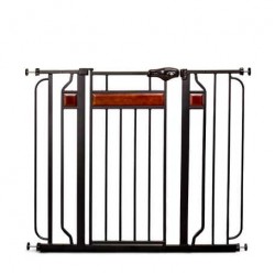 Regalo Gate Home Accents Extra Tall Black