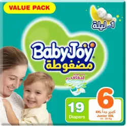 BabyJoy Size (6) Value Pack 19 Diapers