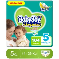 BabyJoy Size (5) Mega Box 104 Diapers