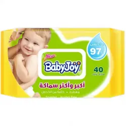 BabyJoy Thick Wet Wipes Scented 40 Wipes (12 X 40)