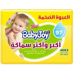 BabyJoy Wet Wipes 40 Wipes Scented| Pack(3X40)