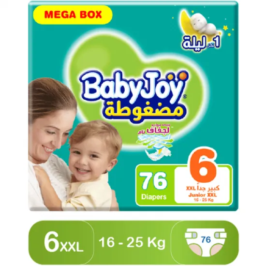 BabyJoy Size (6) Mega Box 76 Diapers