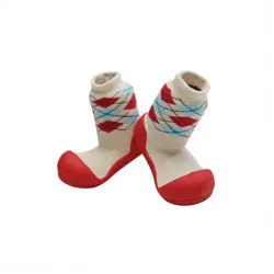 Attipas Shoe Socks Argyle / Red / Xl