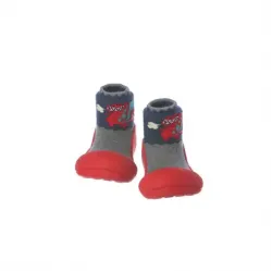 Attipas Shoe Socks Dinosaur / Red / L