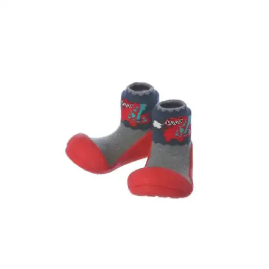 Attipas Shoe Socks Dinosaur / Red / M