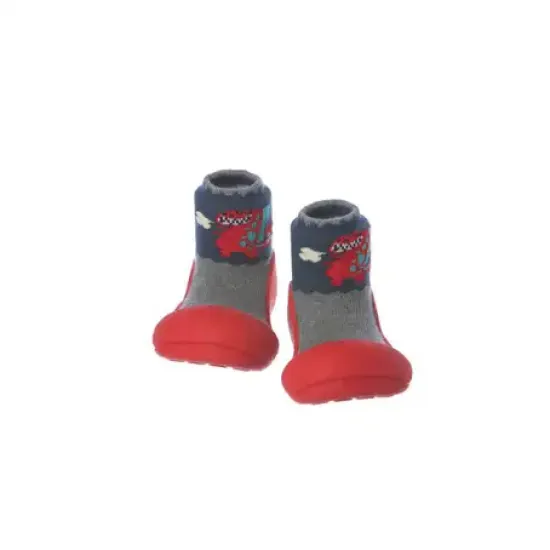 Attipas Shoe Socks Dinosaur / Red / M