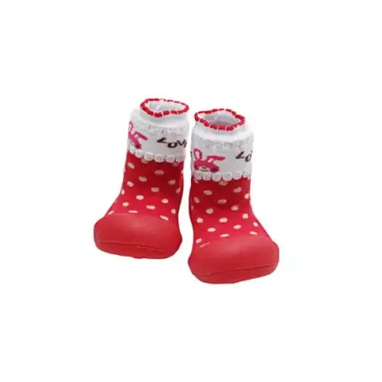 Attipas Shoe Socks Love / Red / L