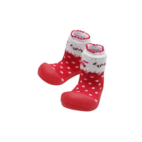 Attipas Shoe Socks Love / Red / L