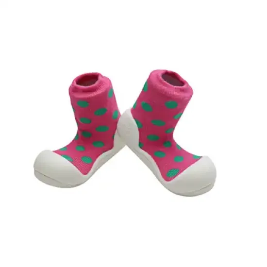 Attipas Shoe Socks Polka Dot / Pink / L