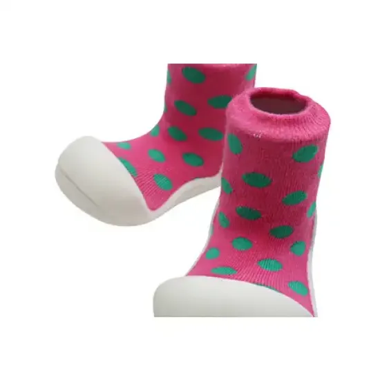 Attipas Shoe Socks Polka Dot / Pink / L