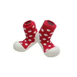 Attipas Shoe Socks Polka Dot / Red / L