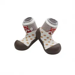 Attipas Shoe Socks Zoo / Brown / L