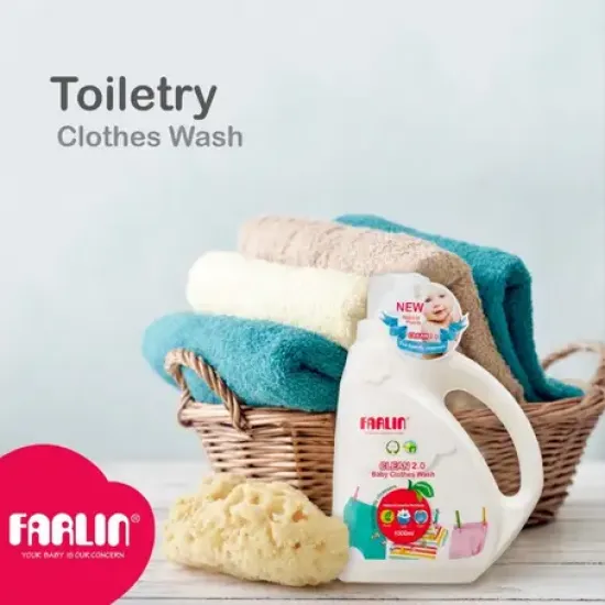 Farlin Clean 2.0 Baby Clothes Wash 1000 ml