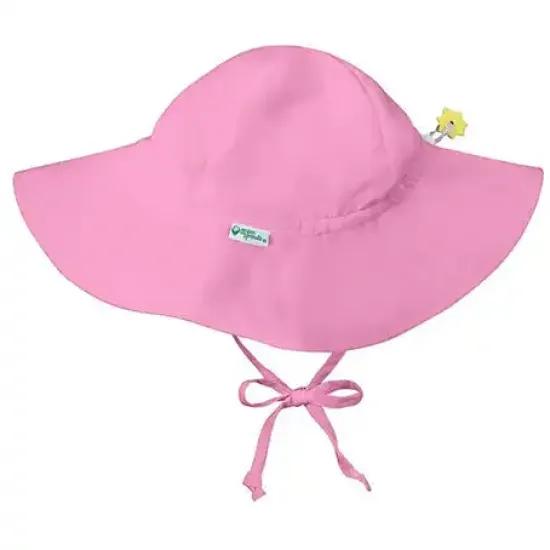 Green Sprouts Brim Sun Protection Hat-Light Pink-0/6mo