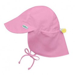 Green Sprouts Flap Sun Protection Hat-Light Pink-2t/4t