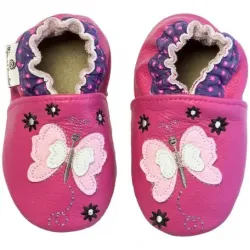 Rc Classic Shoes Butterfly Fluchsia Girls 6-12m