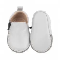 Rczs 03 Zipper Shoes Rubber Soles Grey 20-21 6-12 Months