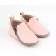 Rczs 07 Zipper Shoes Rubber Soles Pink 22-23 12-18 Months