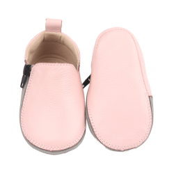 Rczs 07 Zipper Shoes Soft Soles Pink 20-21 6-12 Months