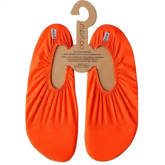 Slip Stop Neon Orange Xs 35-36