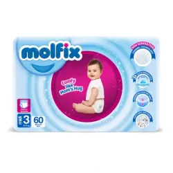 Molfix Diapers Size 3 Mega Pack 60 Pants