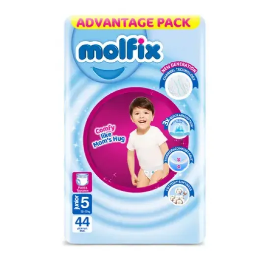 Molfix Diapers Size 5 Mega Pack 44 Pants