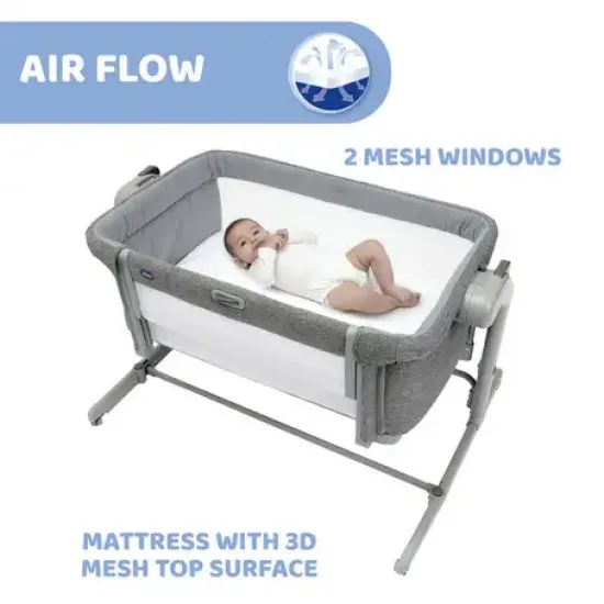 Chicco Next2me Magic Evo Co-Sleep Crib DGrey