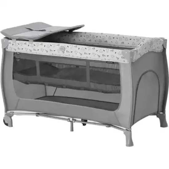 Hauck Travel Bed Sleep'N Play Center / Nordic Grey