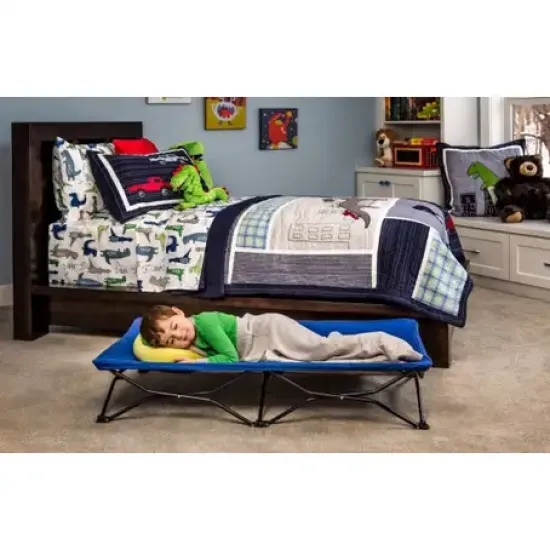 Regalo Toddler Bed My Cot Portable Blue