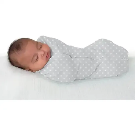 Summer Infant Swaddle Pod 2 Pk Grey/White Dot