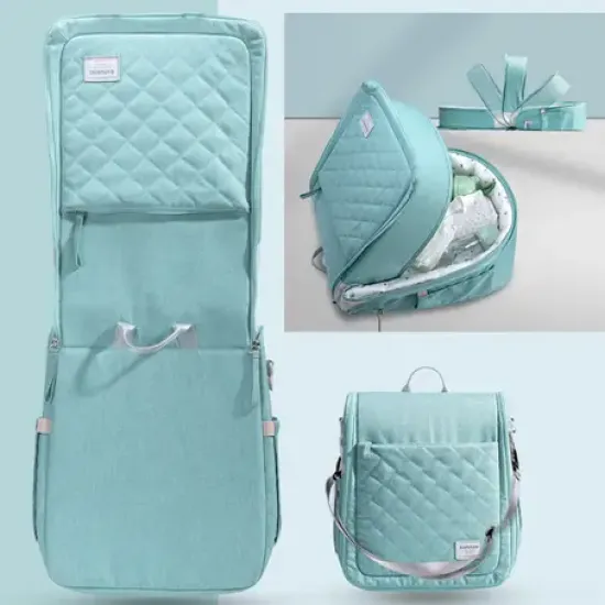 Sunveno Baby Bed Portable & Bag - Sea Green