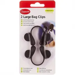 Clippasafe Bag Clips - Large Size (2 Pack)