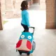 Skip Hop Zoo Kids Rolling Luggage Owl