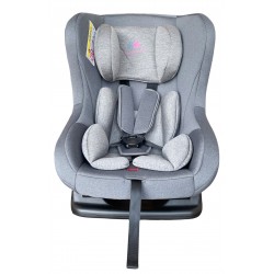 Child car seat with backrest and seat belt