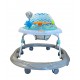 Baby walker with folding toys, blue color with comfortable seat