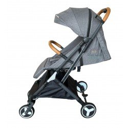 A lightweight travel stroller that combines luxury and style