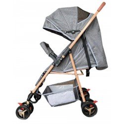 Reversible wheeled stroller with backrest - Mini Baby