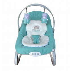  Baby rocking chair for infants with safety harness and toys