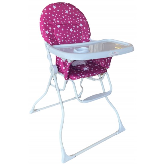 Multifunctional baby dining chair with a star motif