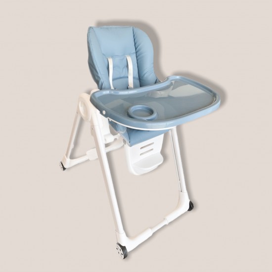 Wheelchair Infant Eating Chair with Table Blue Color