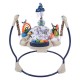 Baby bouncer with 360-degree rotatable padded seat